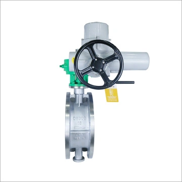 CF8M Electric Three-eccentric Butterfly Valve